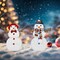 Outdoor Inflatable Santa Claus Set of 2 Lighted Holiday Lawn & Garden Decor 42.05cm x 37cm x 1.6cm